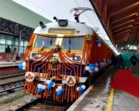 PM Flags off First Electric Train in J&K