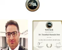 2024 GLOBAL RECOGNITION AWARD FOR Dr TASADUK HUSSAIN YATOO 