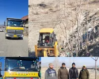 Crackdown on Illegal Mining in Handwara: JCB, Two Dumpers Seized, ₹1 Lakh Fine Imposed