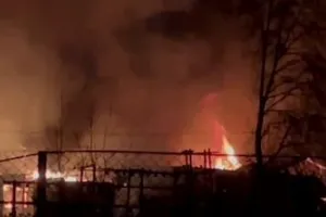 Two Firefighters Injured, Three Residential Houses Gutted in Massive Blaze in Srinagar