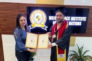 Bilal Parray Felicitated with ‘Doctorate for Peace Activism’