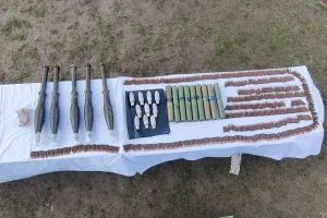 Arms And ammunition Recovered In North Kashmir