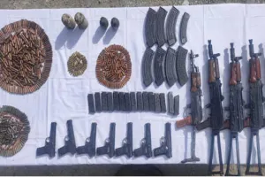 Huge Cache of Arms Recovered Close To LoC In J&K's Kupwara