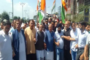 Congress Takes Out Rally To Mark The First Anniversary of “Bharat Jodo Yatra” In Srinagar