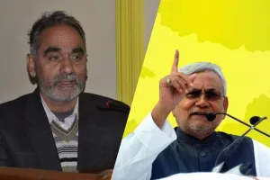 State Vice President JD(U), Gh Nabi Dar Congratulates Nitish Kumar for Splendid performance in Lok Sabha polls. 